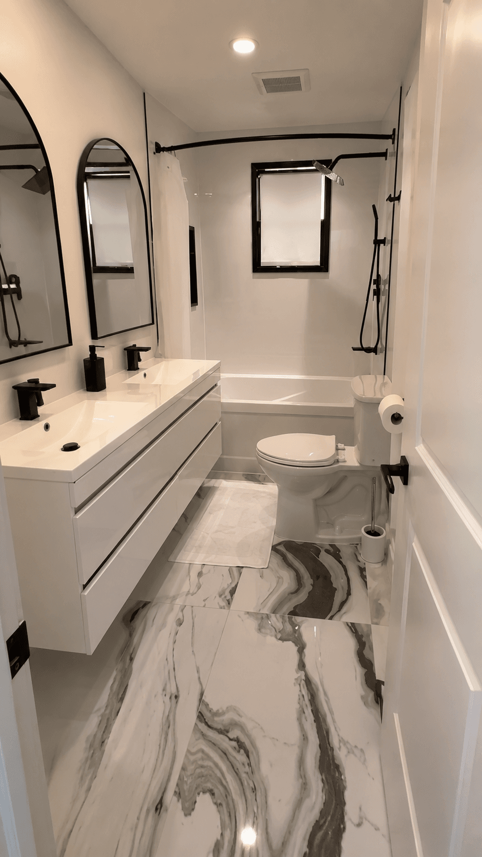 Double Vanity Bathroom