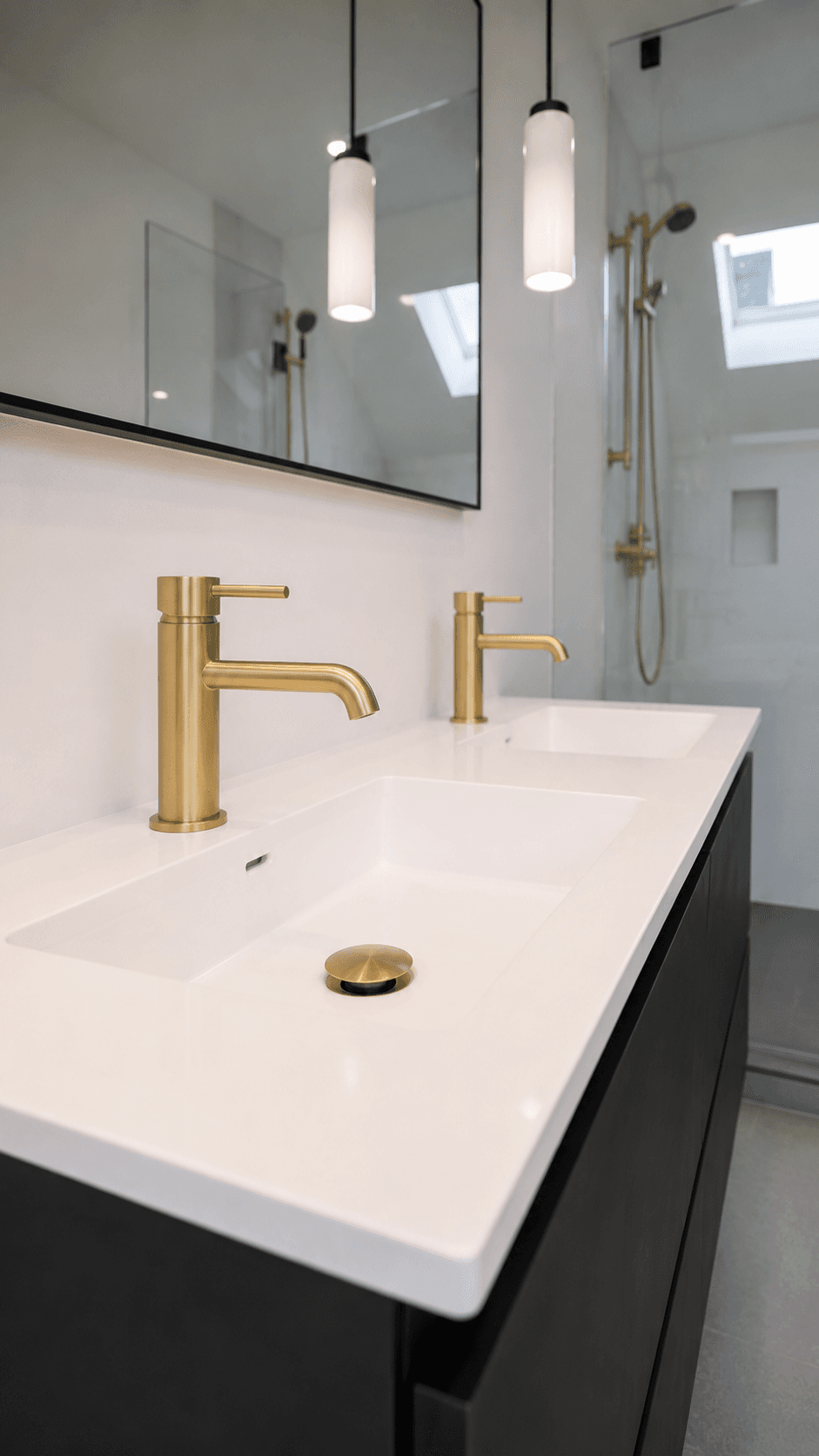 Spa-Inspired Glass Shower Bathroom — photo 3