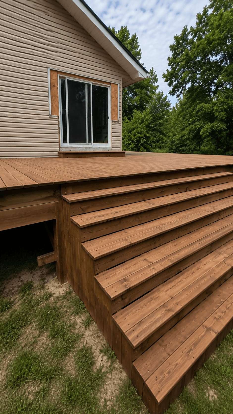Backyard Deck Build — photo 2